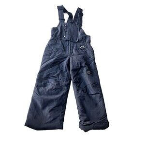 SLALOM Toddler Small Black Insulated Overall/Bib Ski Snowboard Pants suspenders